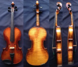 (SN:135 - A$1,199) smaller 3/4 Size Handmade and labelled by violinmaker H. Klepak.