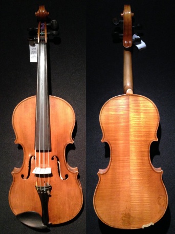 (SN:194 – A$1,490) Unlabeled Stradivarius copy, German made, 1930's